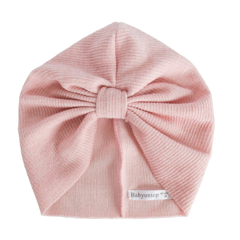 Bonnet chimio maille coton rose - accessoire cheveux chimio